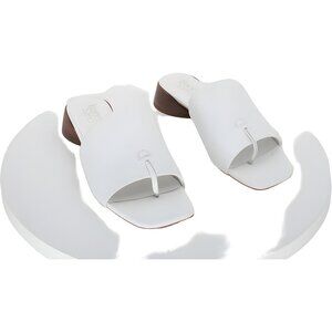 Franco Sarto Loran Slide Sandals White - Women's US 8.5M